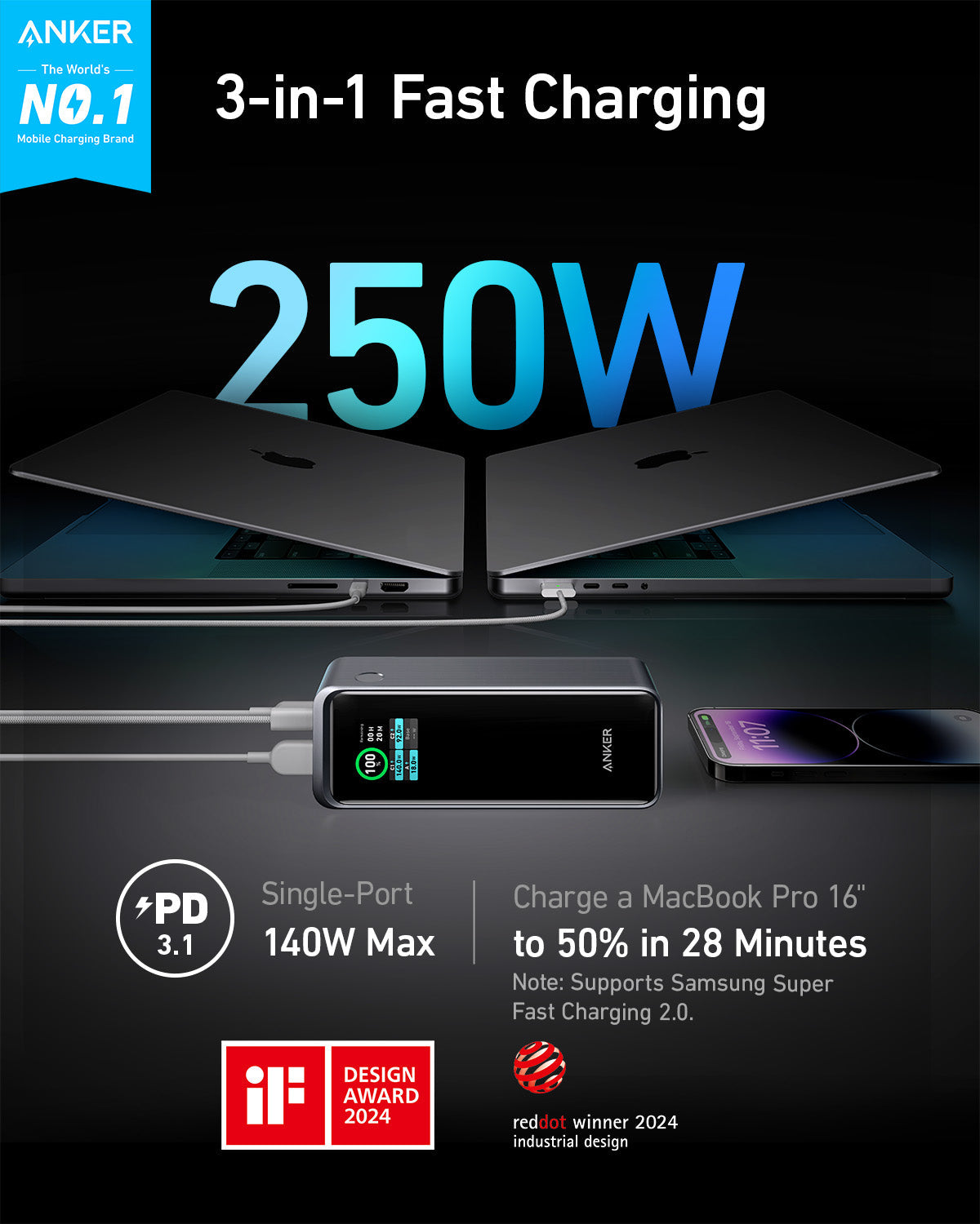 Prime Power Bank (27K, 250W)