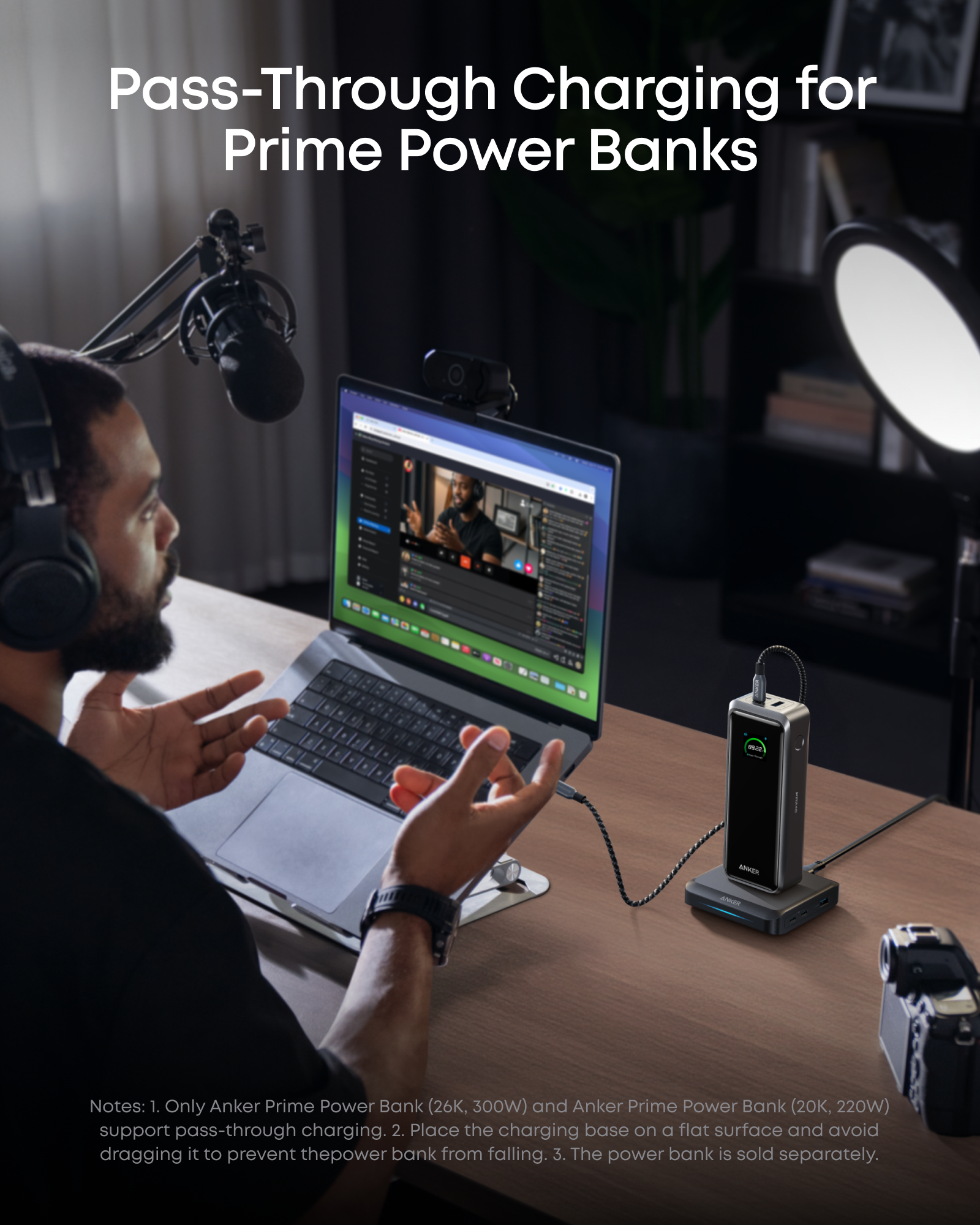 Prime Charging Base (150W, 3 Ports)