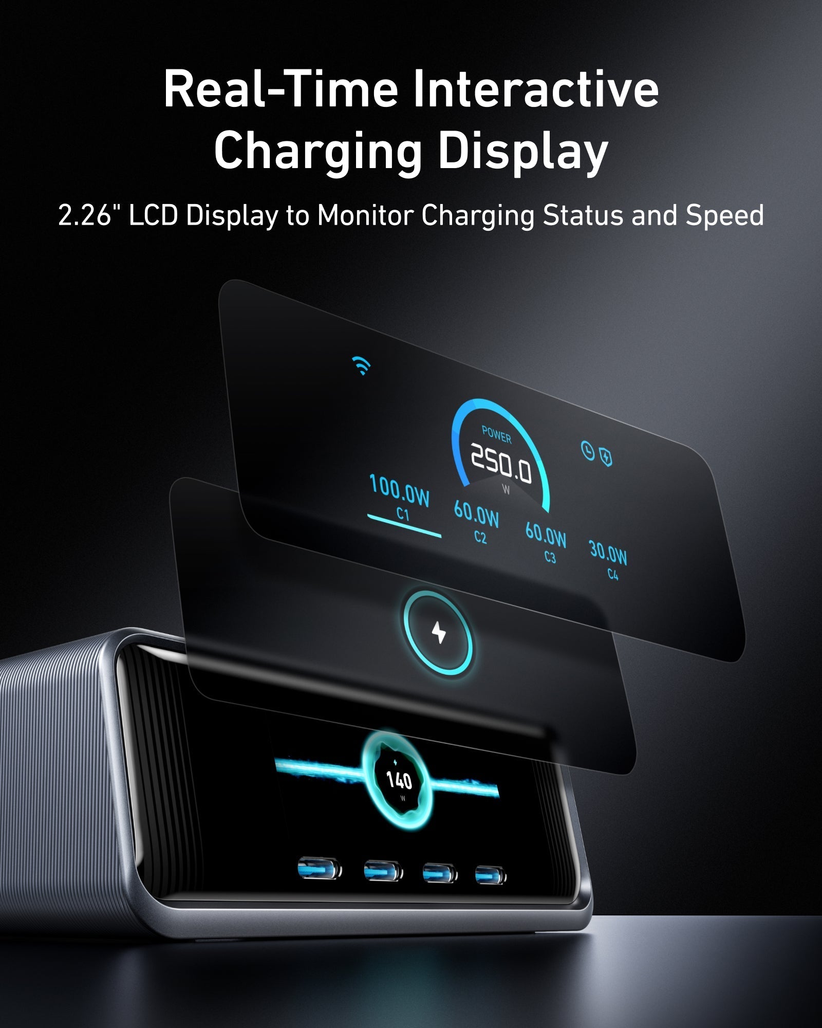 Prime Charger (250W, 6 Ports, GaNPrime)